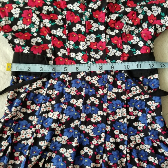 IDANO Loukoum Mini Floral Dress Size 6 - Picture 12 of 14